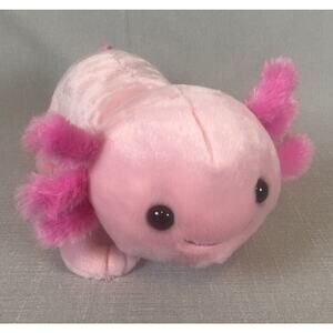 BUILD A BEAR Online Exclusive Pink AXOLOTL 18" Stuffed Animal Plush Toy BAB